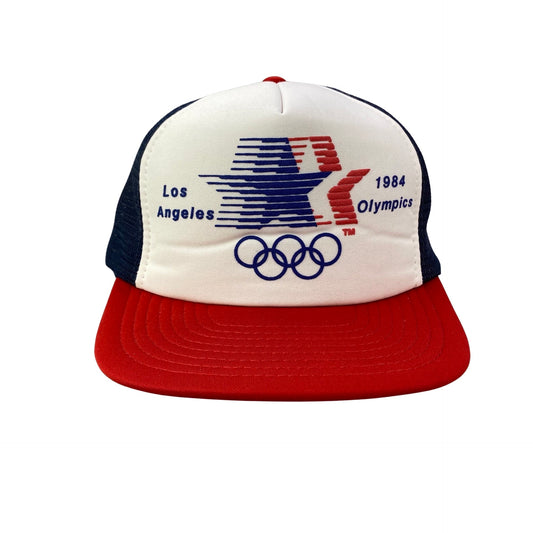 Vintage 80s 1984 Los Angeles USA Olympics x McDonald’s Promo Trucker Hat - C