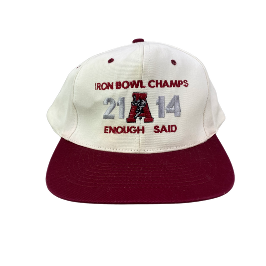 Vintage 90s Alabama Crimson Tide College - 1994 Iron Bowl Game Hat