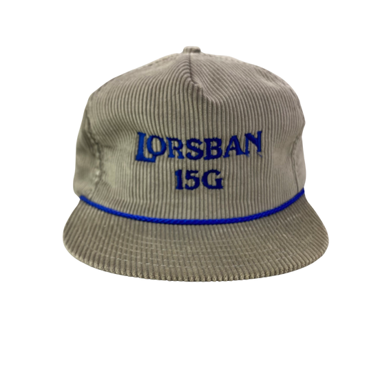 Vintage 80s 90s Lorsban 15G Corduroy Hat