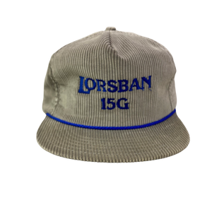 Vintage 80s 90s Lorsban 15G Corduroy Hat