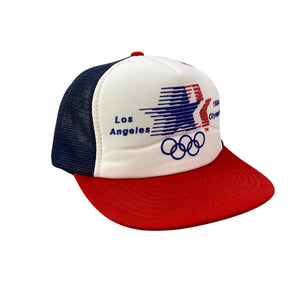 Vintage 80s 1984 Los Angeles USA Olympics x McDonald’s Promo Trucker Hat - C