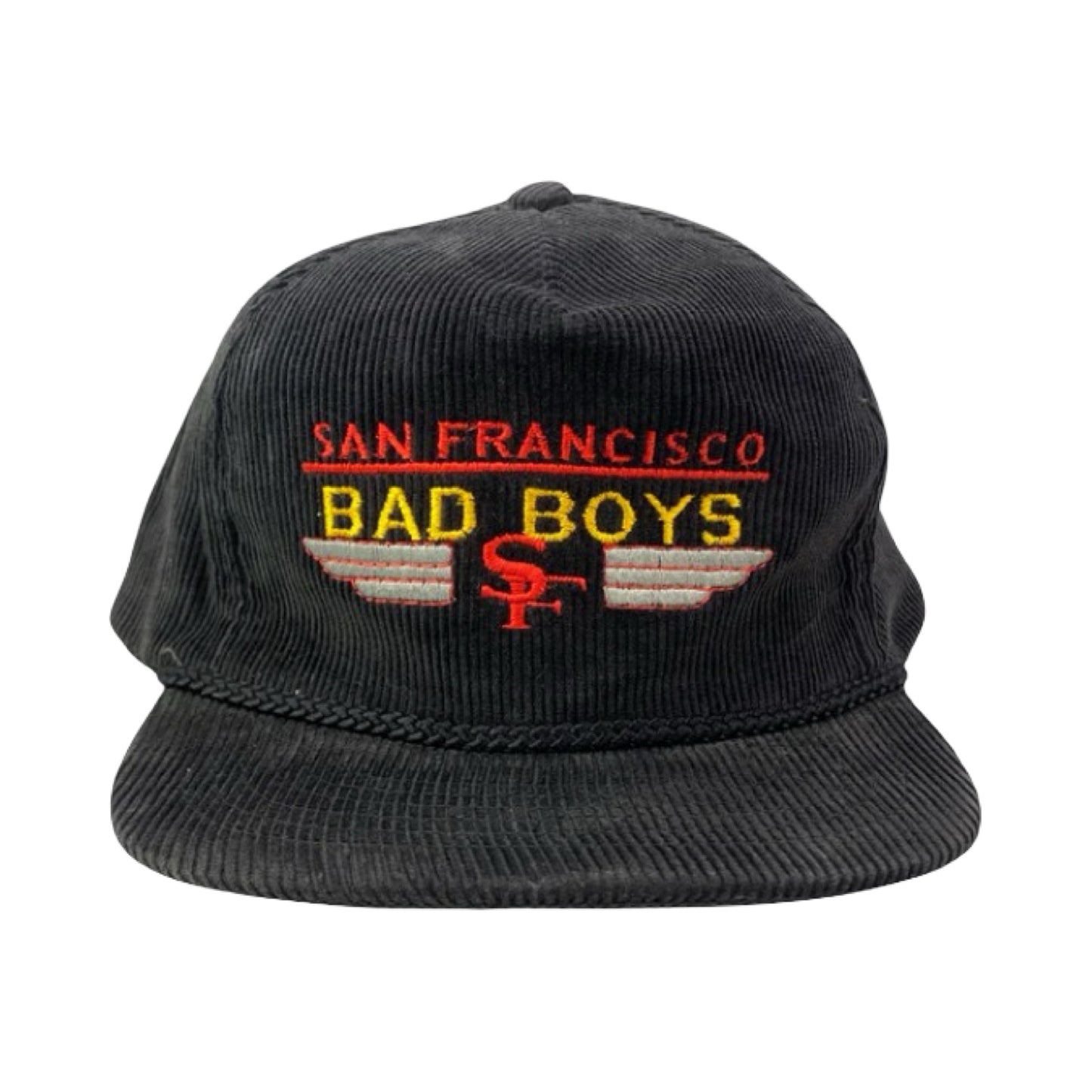 Vintage 80s San Francisco 49ers Bad Boys Corduroy Hat