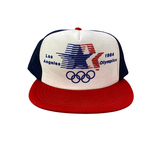 Vintage 80s 1984 Los Angeles USA Olympics x McDonald’s Promo Trucker Hat - B