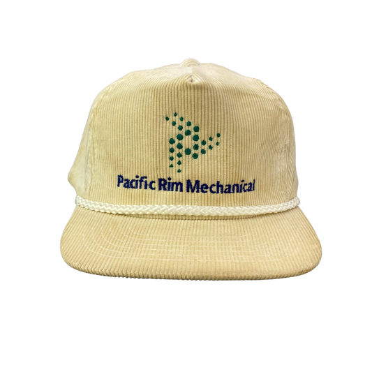 Vintage 80s 90s Pacific Rim Mechanical Corduroy Hat