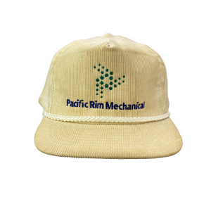 Vintage 80s 90s Pacific Rim Mechanical Corduroy Hat