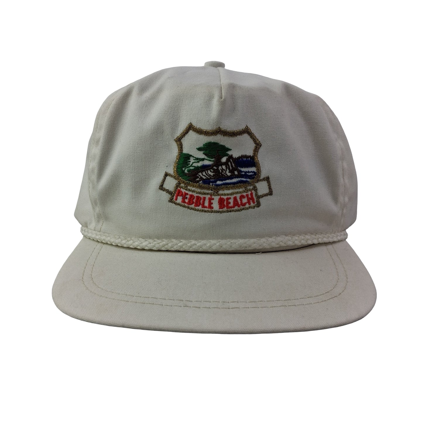 Vintage 70s 80s Pebble Beach Golf Cord Rope Hat