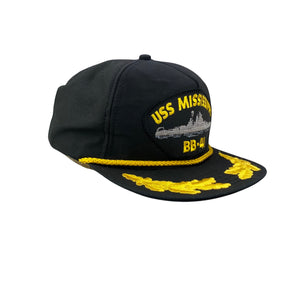 Vintage USS Mississippi BB-41 Naval Ship - Military Navy Hat