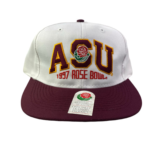 Vintage 90s 1997 Arizona St Sun Devils (ASU) Rose Bowl College Football Hat