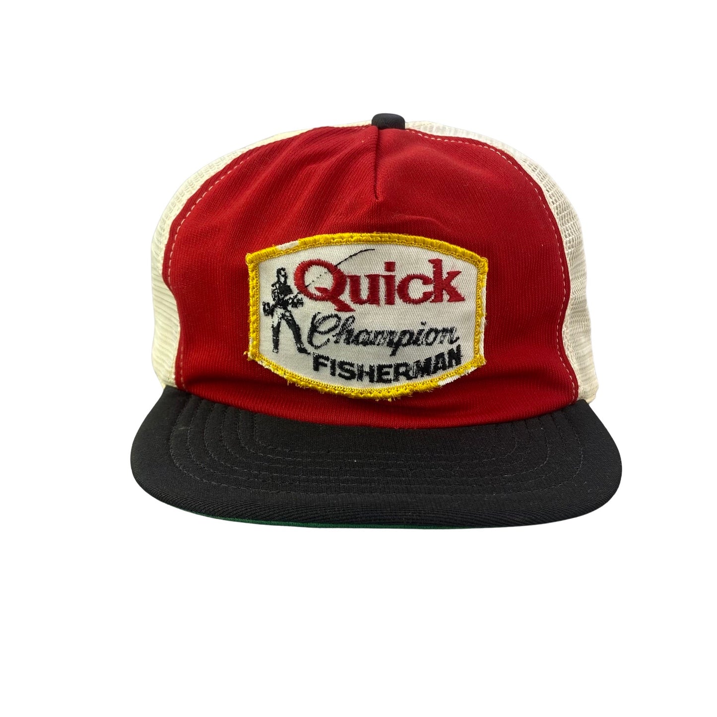 Vintage Quick Champion Fisherman Trucker Hat