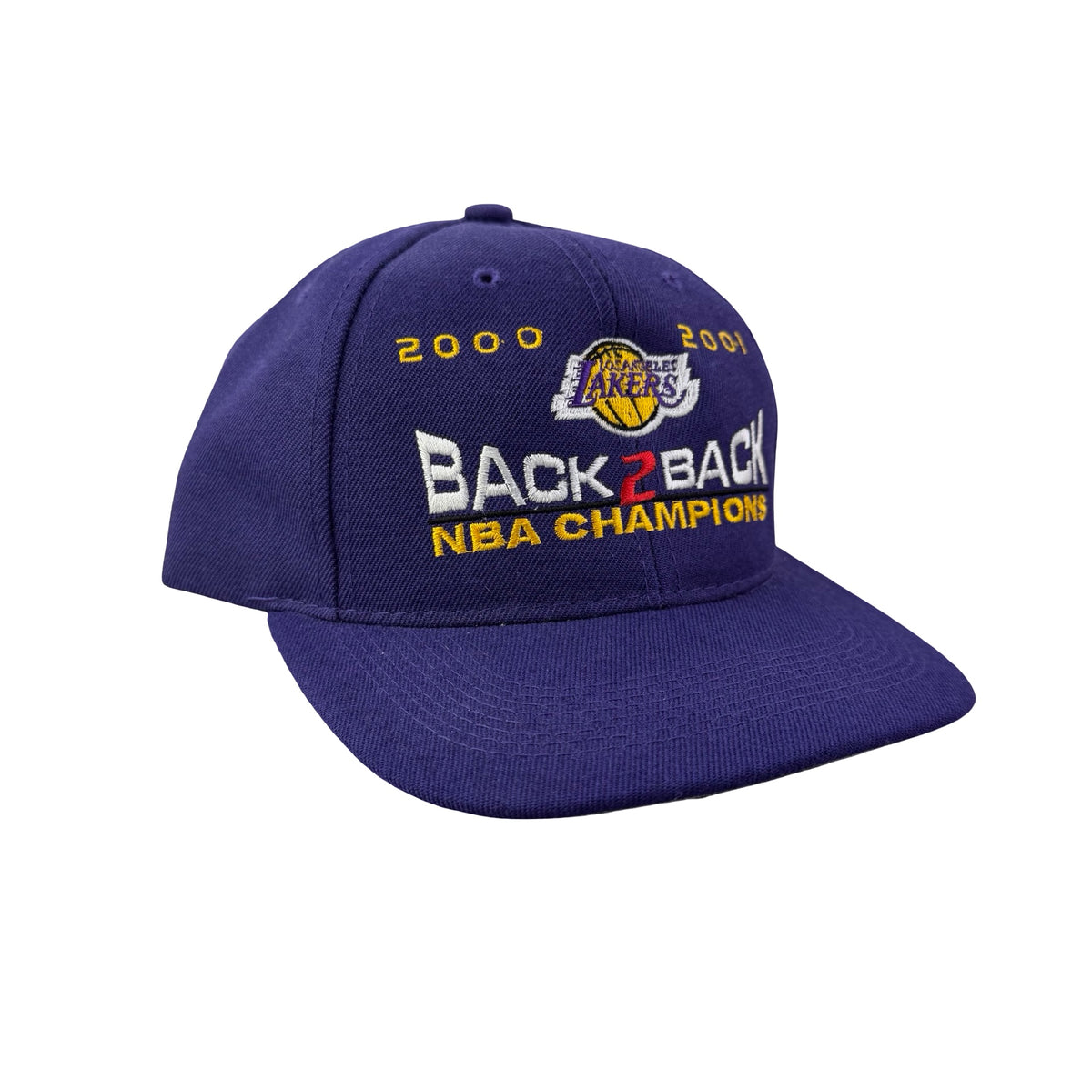 Vintage 2000s LA Lakers Back to Back Champions - Kobe & Shaq Era Hat
