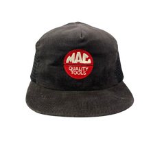 Load image into Gallery viewer, Vintage 80s 90s Mac Quality Tools Corduroy Trucker Hat
