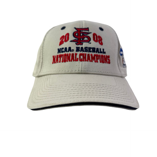 2000s 2008 FSU Fresno State Bulldogs College World Series Champions Hat