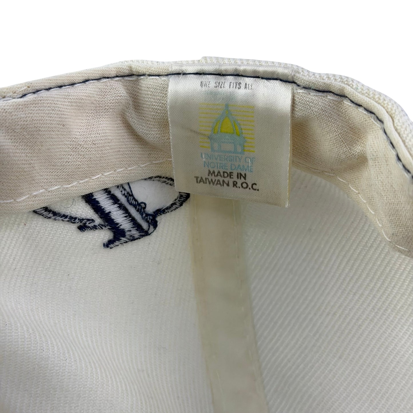 Vintage 90s Notre Dame Fighting Irish College x Logo Athletic Splash Hat