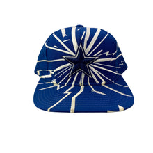 Load image into Gallery viewer, Vintage 90s Dallas Cowboys Football Collision Earthquake Aftershock Starter Snapback Hat
