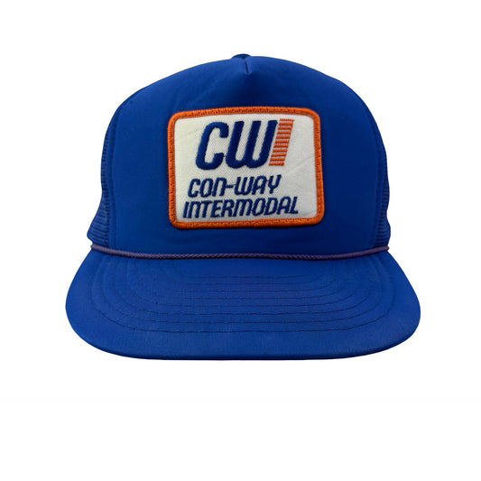Vintage 90s CWI Conway Inter Modal Trucker Hat