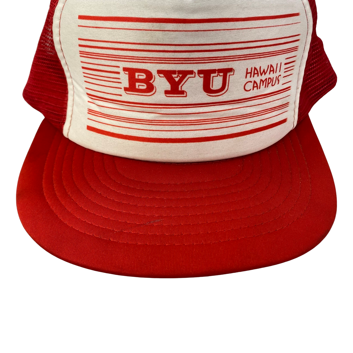 Vintage 90s BYU x Hawaii Campus College Trucker Hat