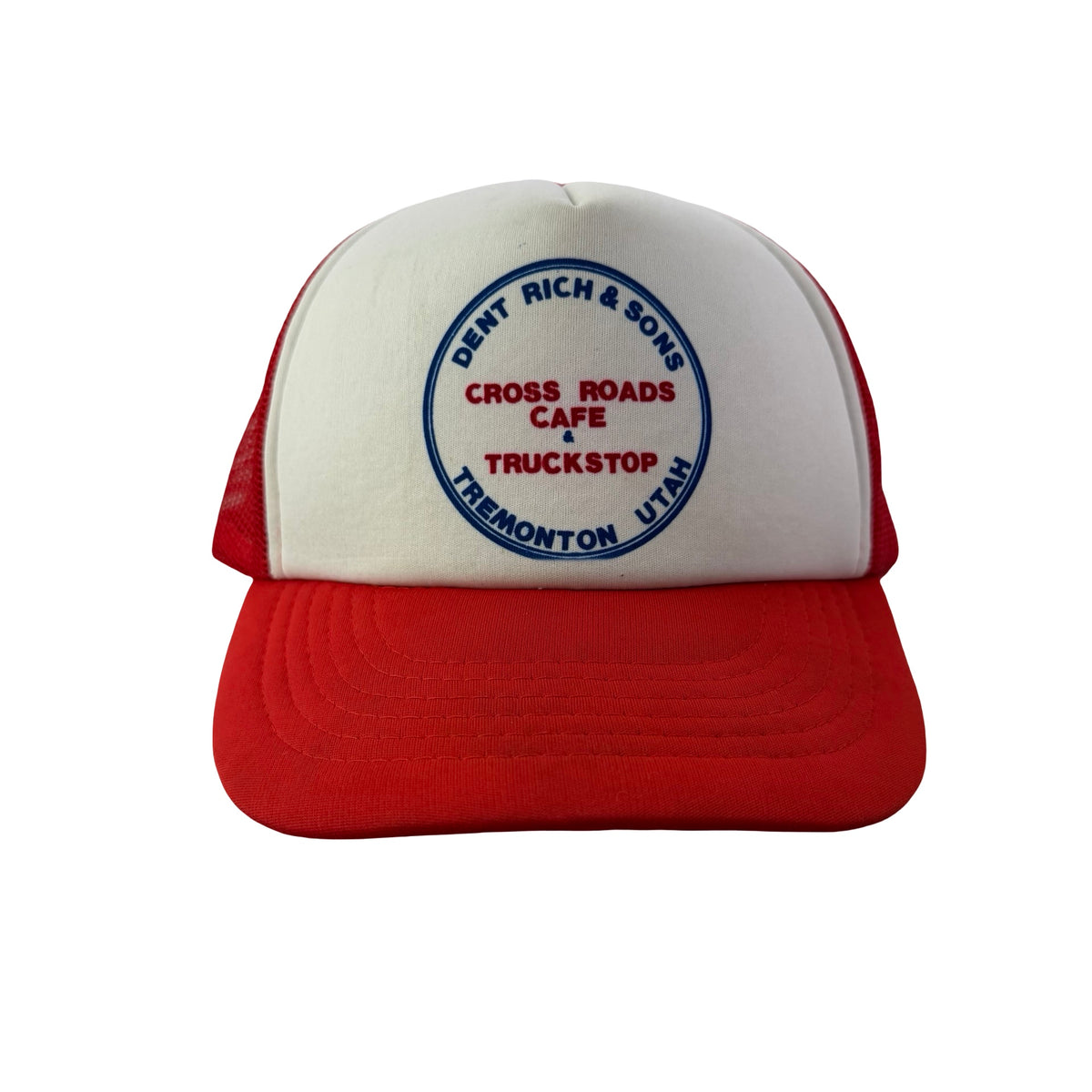 Vintage 90s Cross Roads Cafe and Truck Stop Utah Trucker Hat