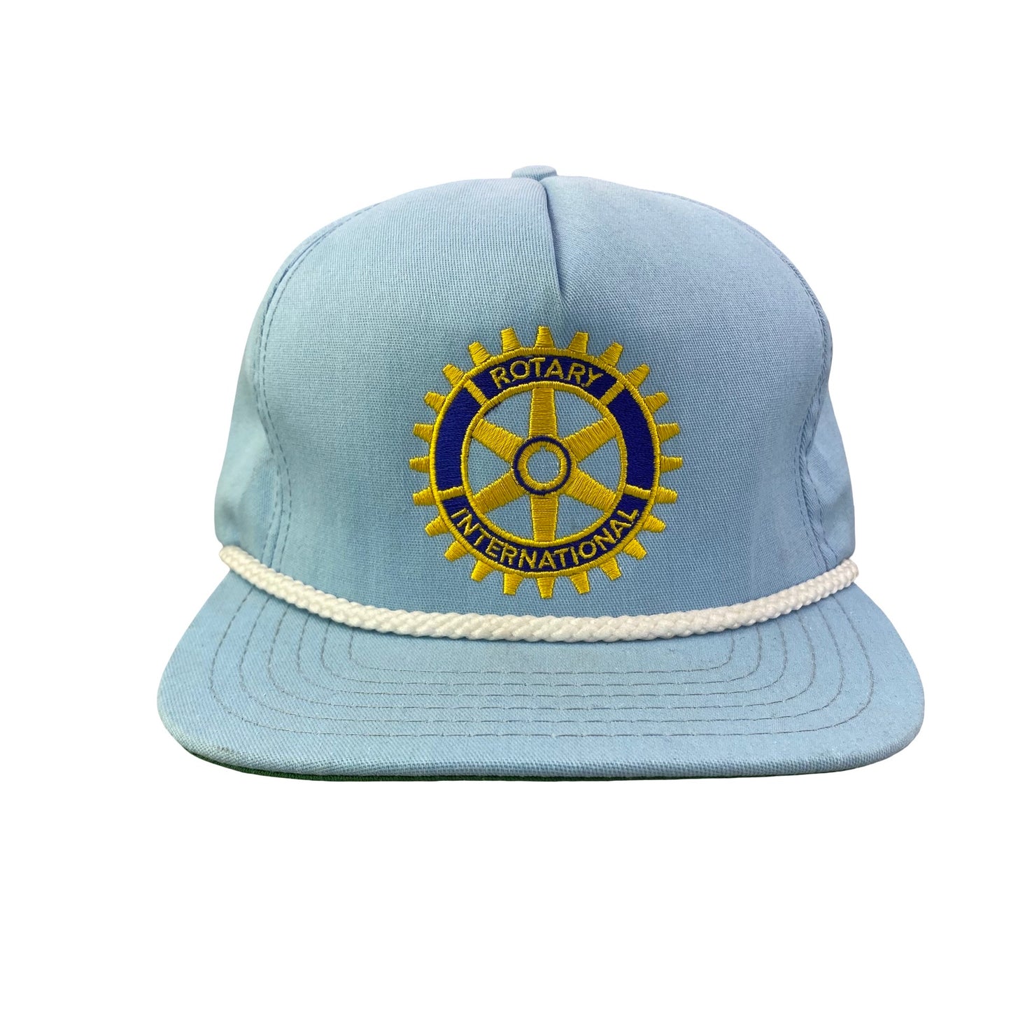 Vintage 70s 80s Rotary International Club Rope Cord Hat