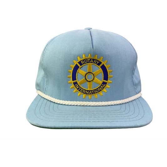 Vintage 70s 80s Rotary International Club Rope Cord Hat