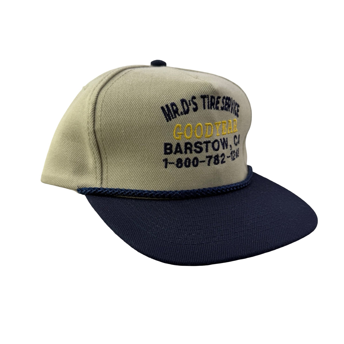 Vintage 90s Mr D’s Tire Service Goodyear Barstow California Hat - B