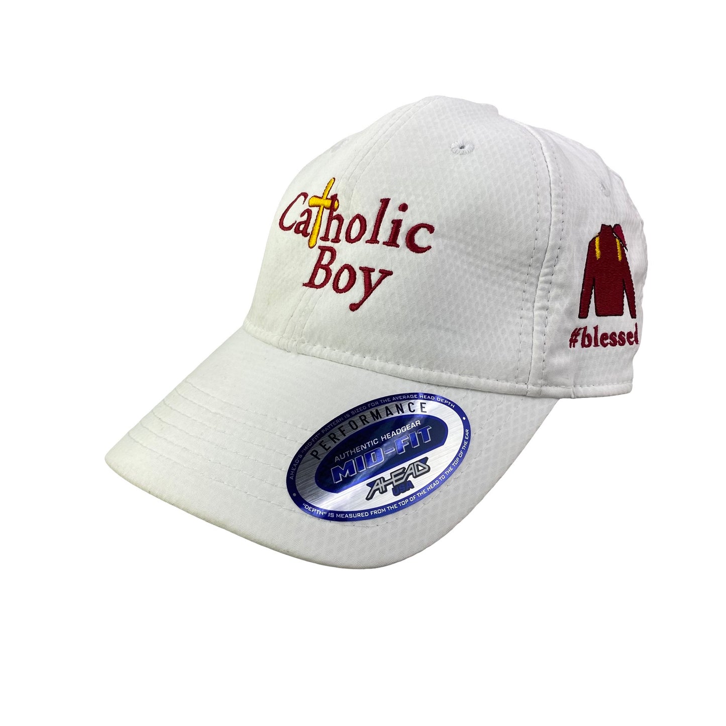 2018 Catholic Boy Horse Racing Dad Hat - B