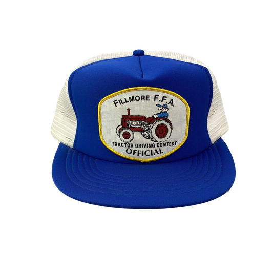 Vintage Trucker Hat - Fillmore FFA Tractor Driving Contest Official / Fillmore, California