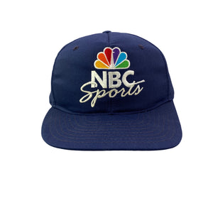 Vintage 90s NBC Sports Peacock Logo TV Hat