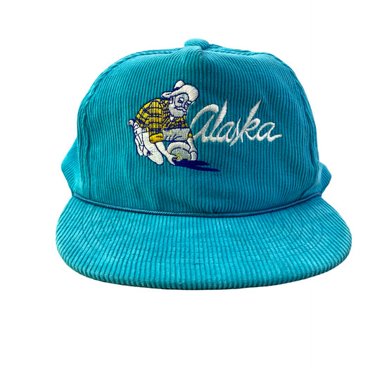 Vintage Alaska Corduroy Hat
