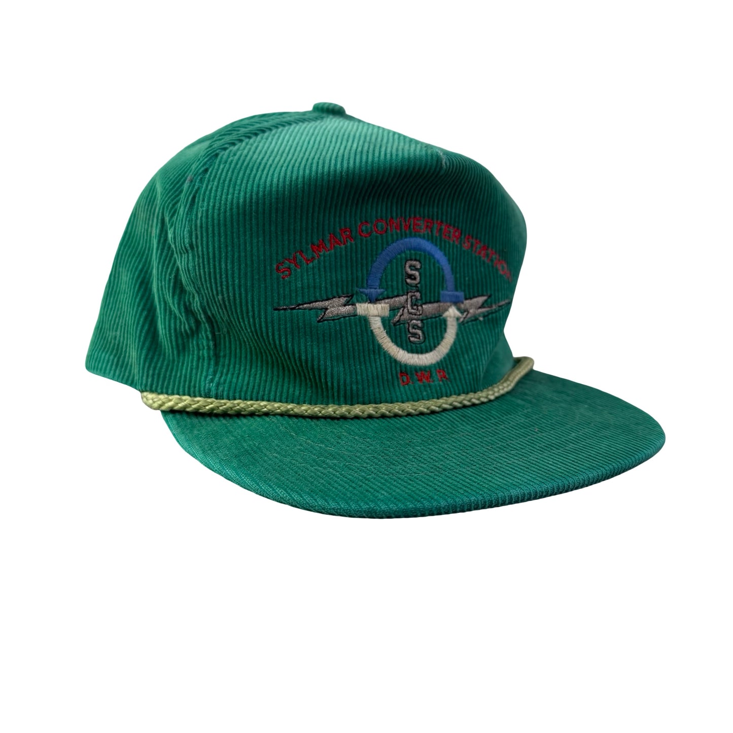 Vintage Sylmar Converter Station Corduroy Green Hat