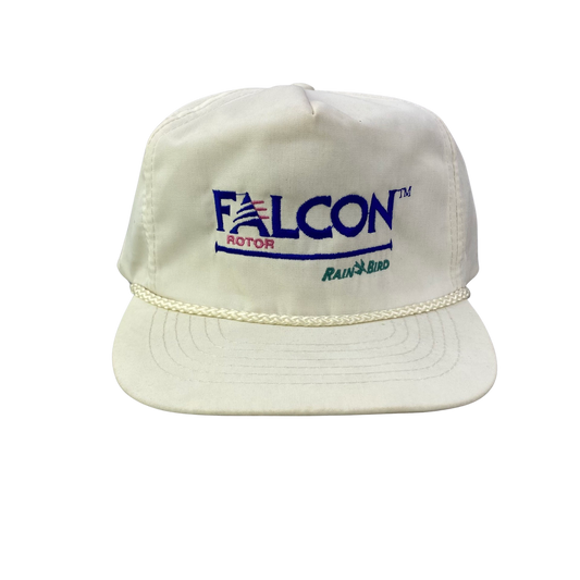 Vintage 90s Cord Rope Hat - Falcon Rotor Rainbird