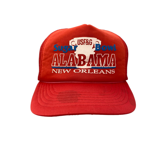 Vintage 90s Alabama Crimson Tide College Football - Sugar Bowl Game Hat