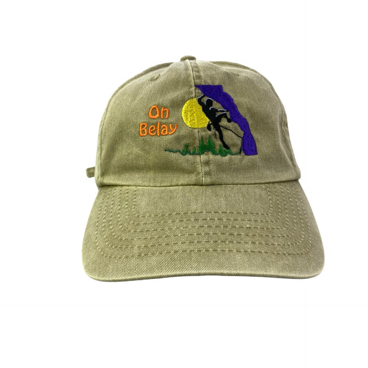 Vintage On Belay Dad Hat