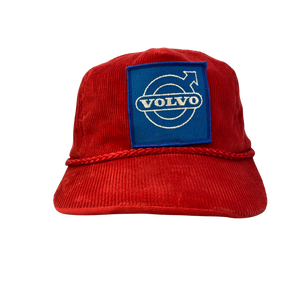 Vintage 80s 90s Volvo Corduroy Hat