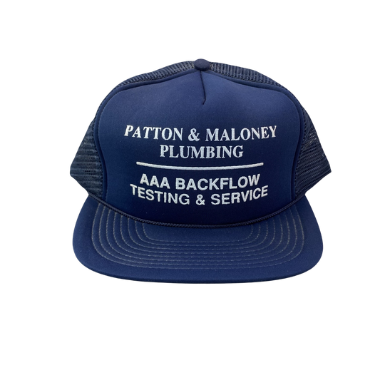 Vintage Trucker Hat - Patton and Maloney Plumbing