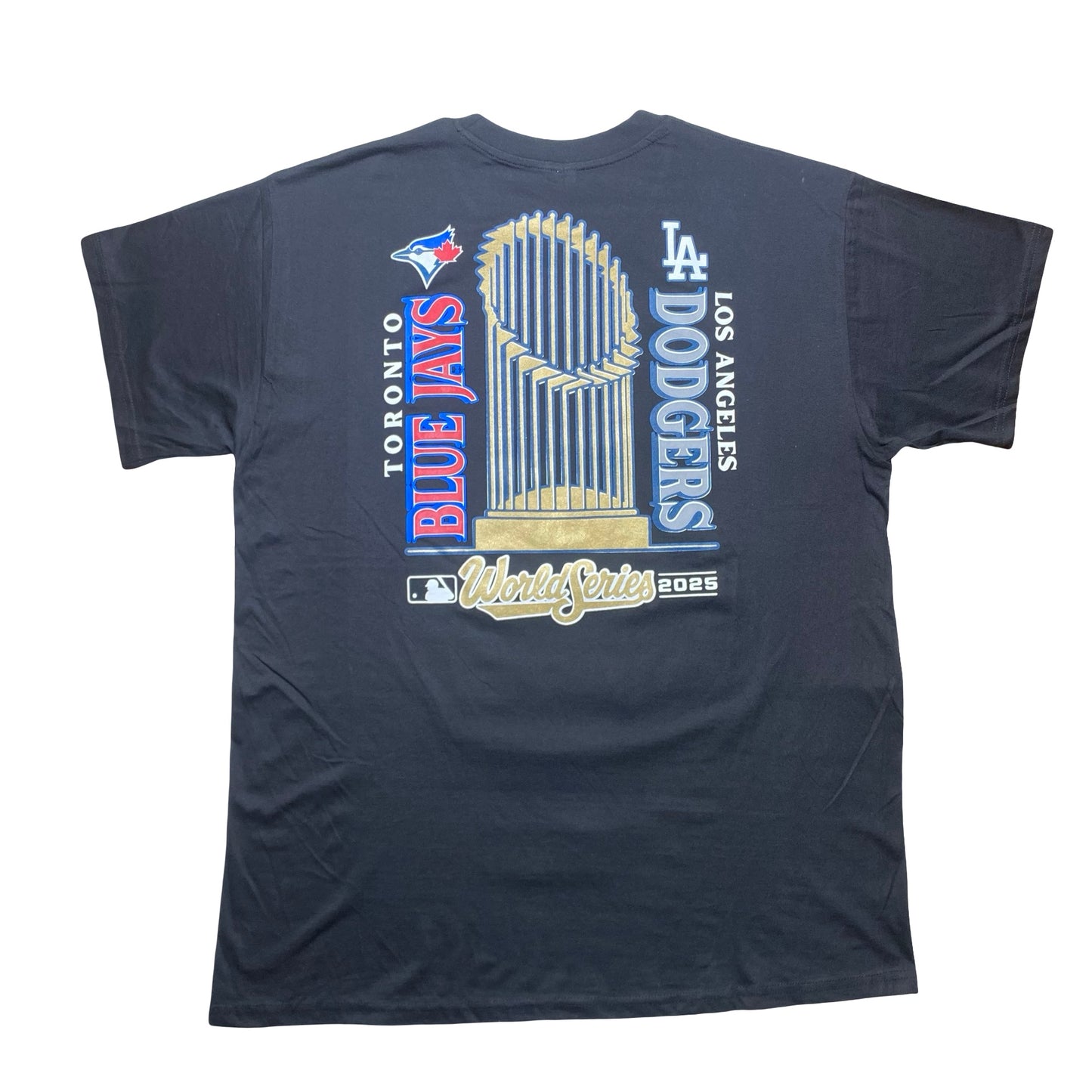 2025 World Series x LA Los Angeles Dodgers vs Toronto Blue Jays baseball shirt - XL