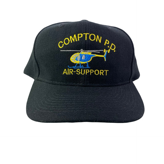 Vintage Compton Police Department x LA Los Angeles Air Support Helicopter Hat