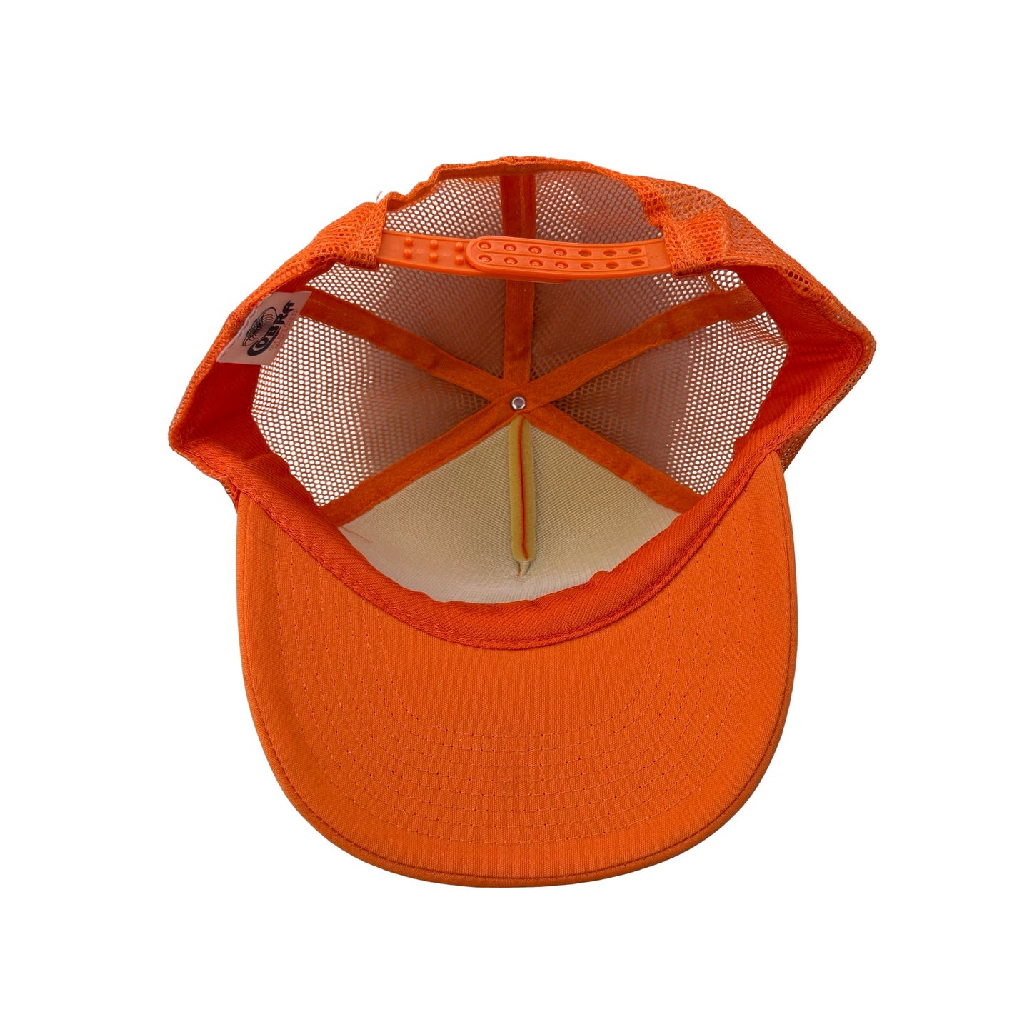 Vintage 2000s Y2K James Brown Trucker Hat - Orange