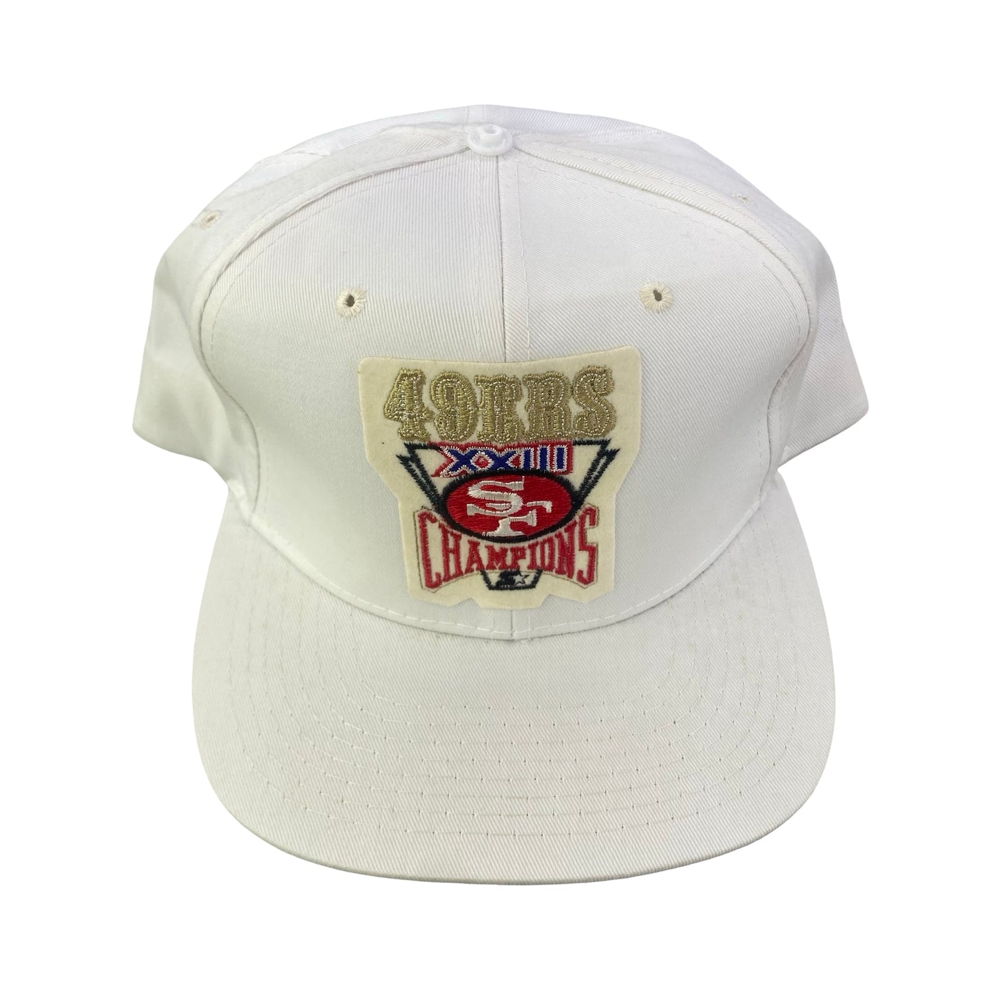 Vintage 80s 1989 San Francisco 49ers Super Bowl XXIII Starter Hat