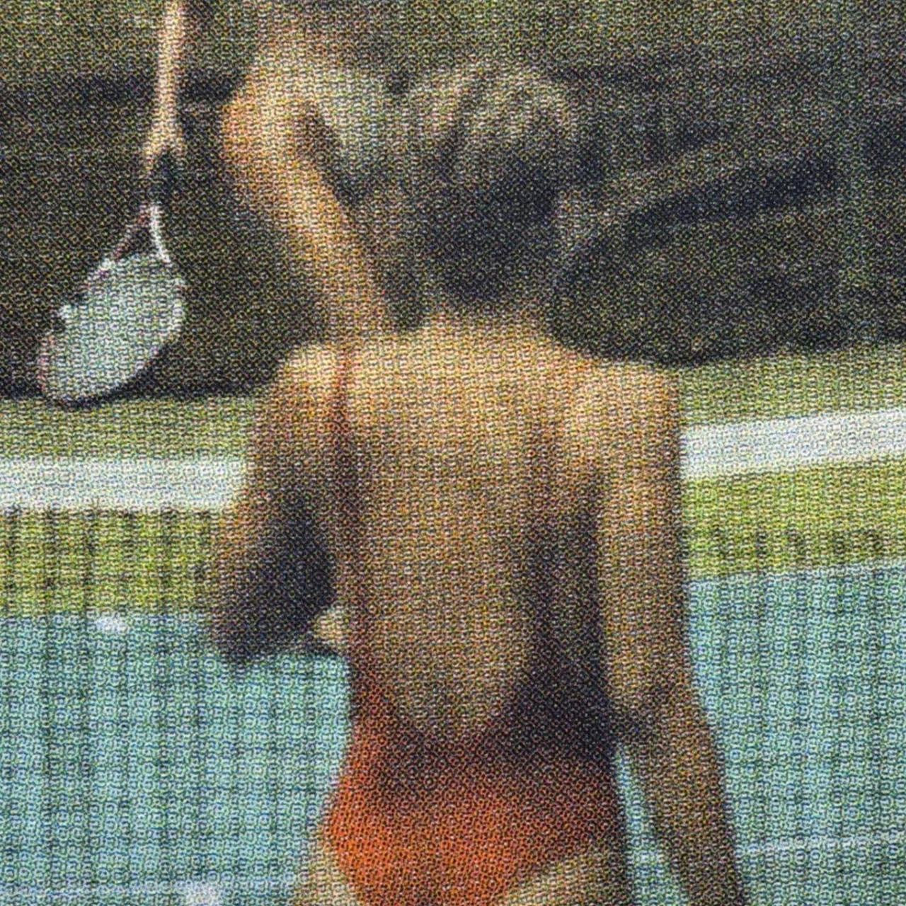 Kanye West x Saint Pablo x Kim Kardashian tennis long sleeve white shirt XL