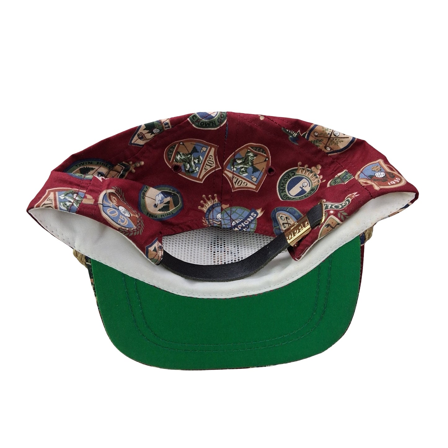 Vintage 70s 80s Golf Golfing Funny Cord Rope LaMode Hat