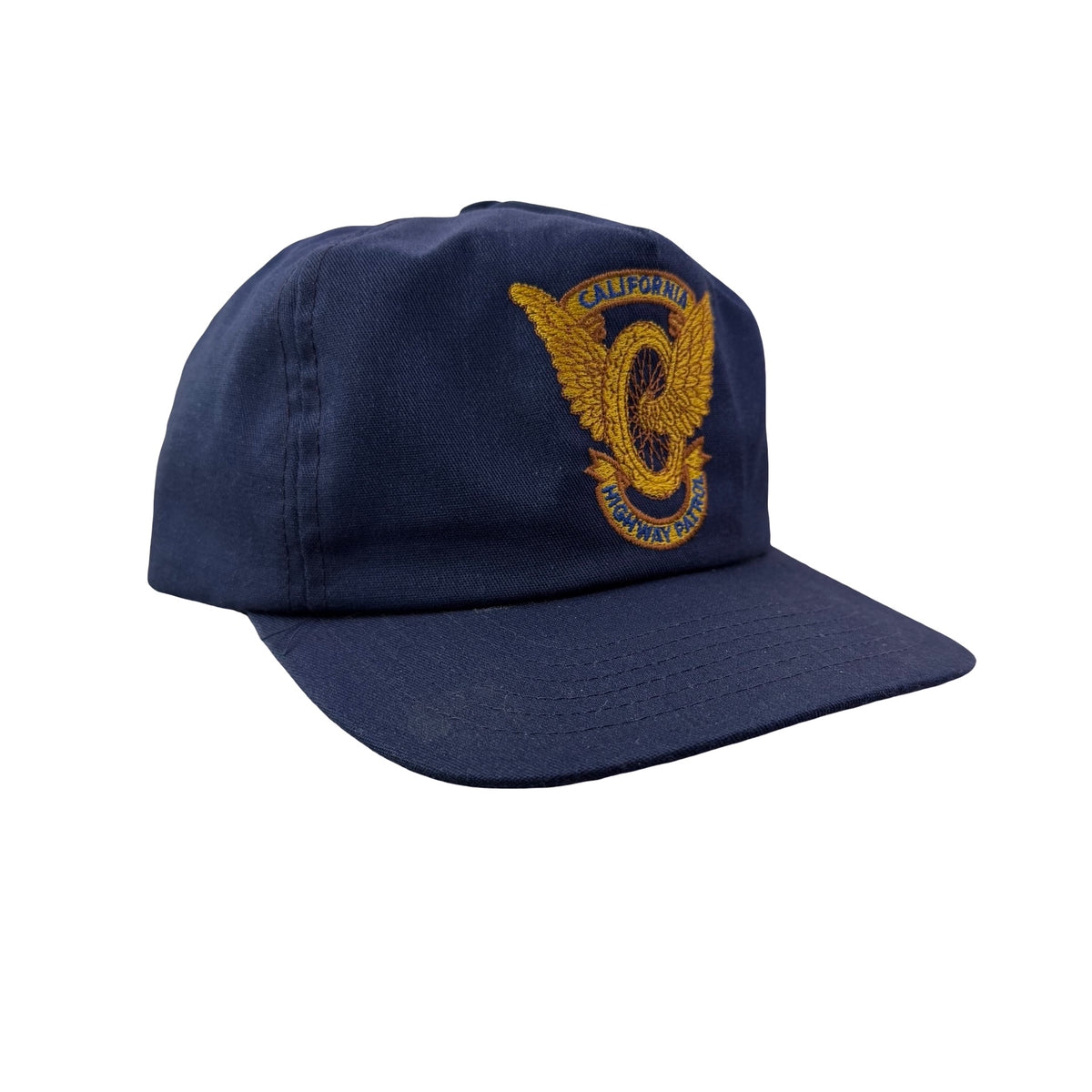 Vintage 90s CHP California Highway Patrol Motorcycle Wing Police Hat