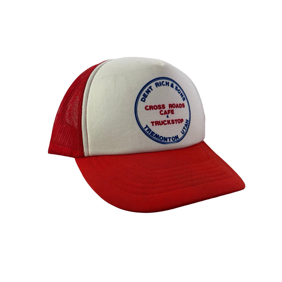 Vintage 90s Cross Roads Cafe and Truck Stop Utah Trucker Hat