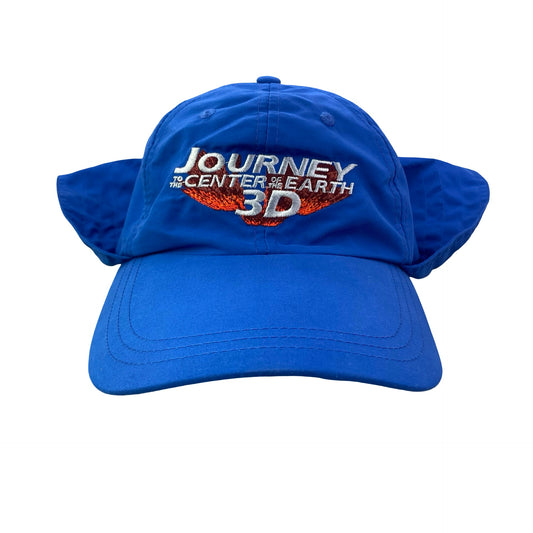 Vintage 2000s 2008 Journey to the Center of the Earth - Brendan Fraser Movie Promo Hat - Blue