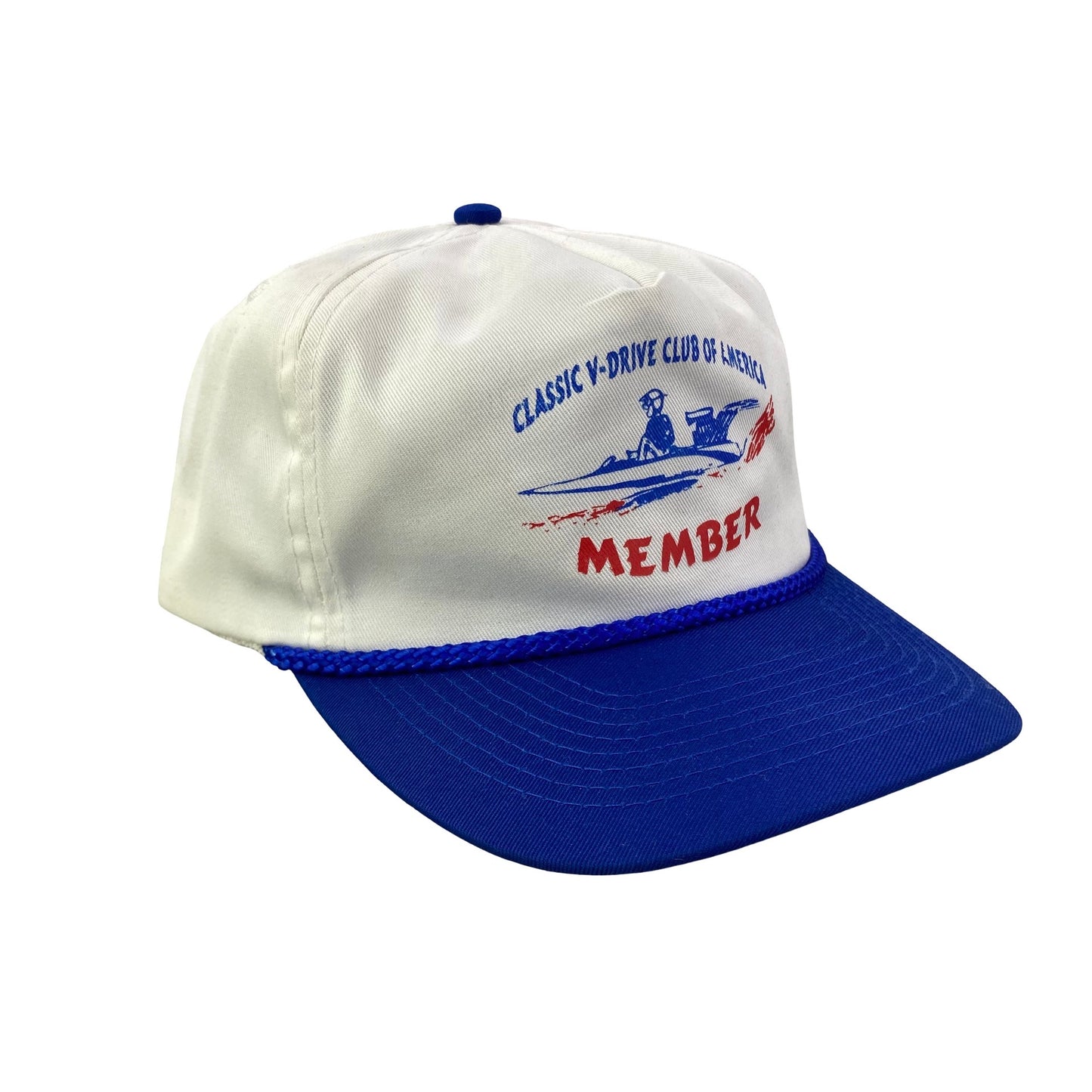 Vintage Classic V Drive Club of America Boat Rope Cord Hat