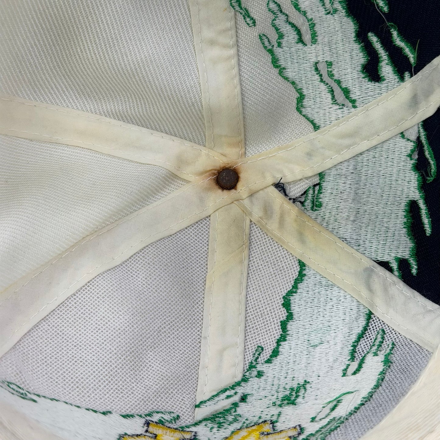 Vintage 90s Notre Dame Fighting Irish College x Logo Athletic Splash Hat