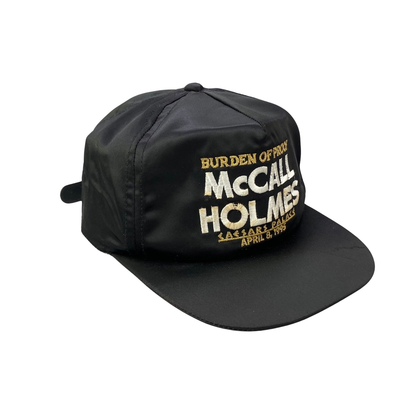 Vintage McCall vs Holmes Boxing Fight Match Event Hat