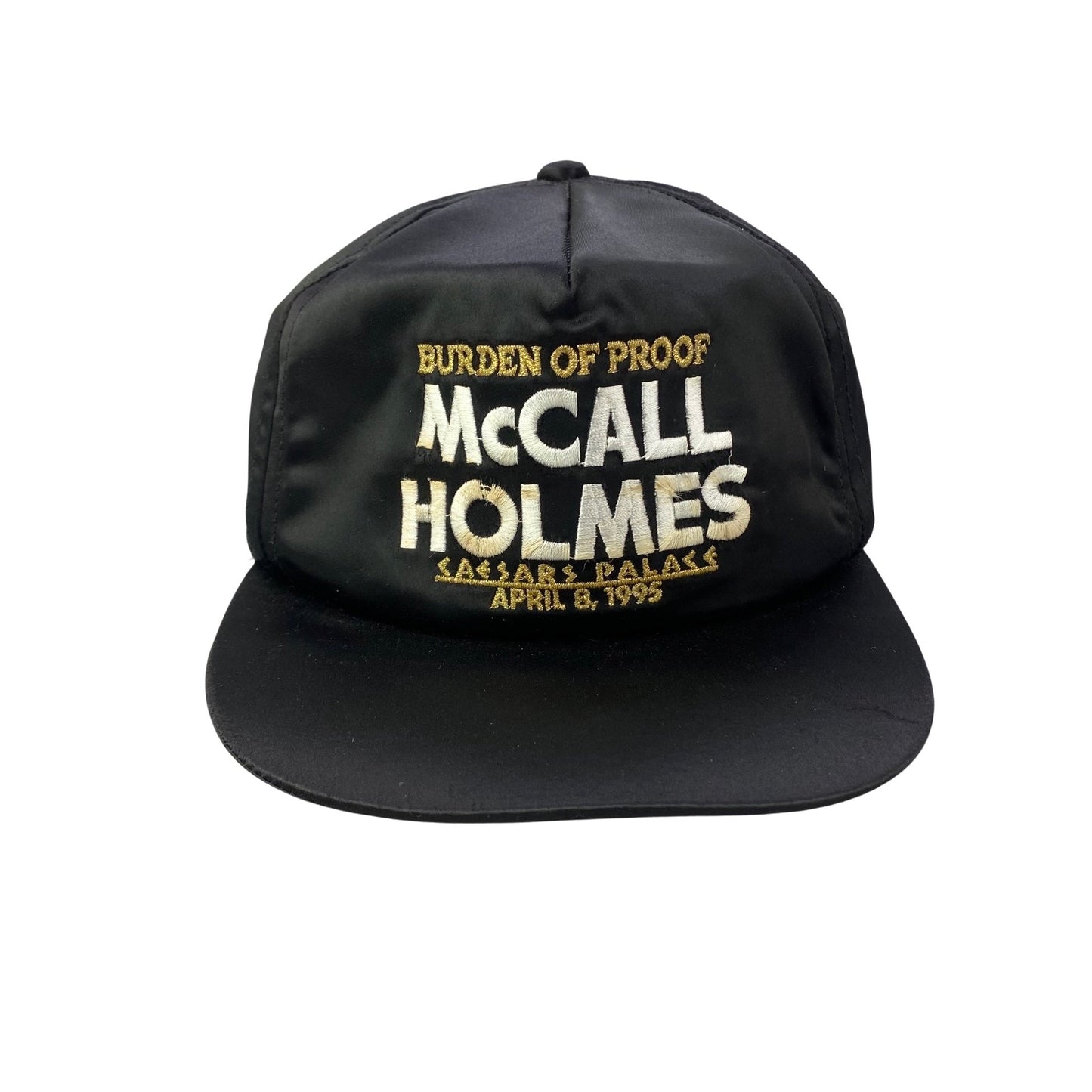 Vintage McCall vs Holmes Boxing Fight Match Event Hat