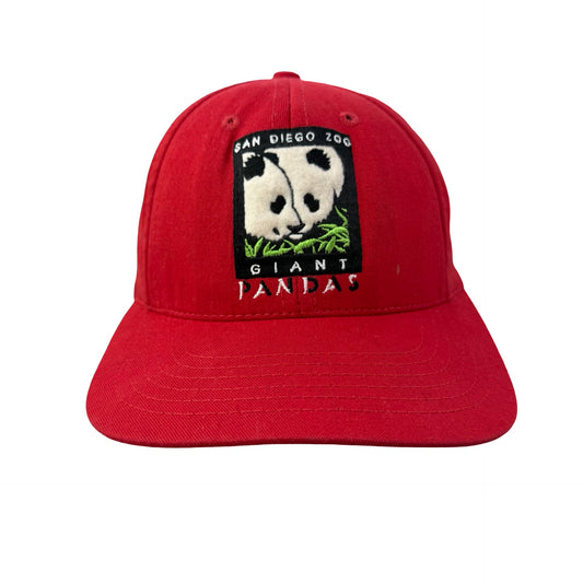 Vintage 90s San Diego Zoo Panda Bear Hat