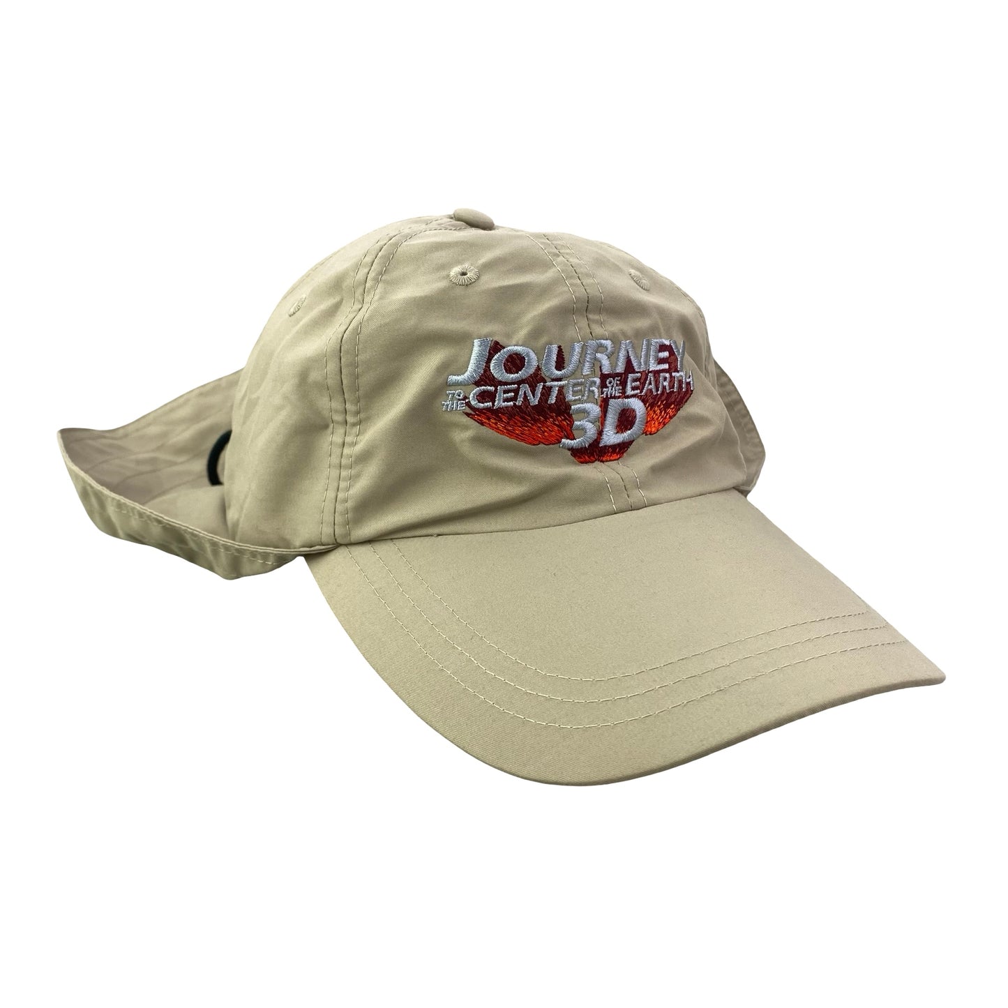 Vintage 2000s 2008 Journey to the Center of the Earth - Brendan Fraser Movie Promo Hat - Tan