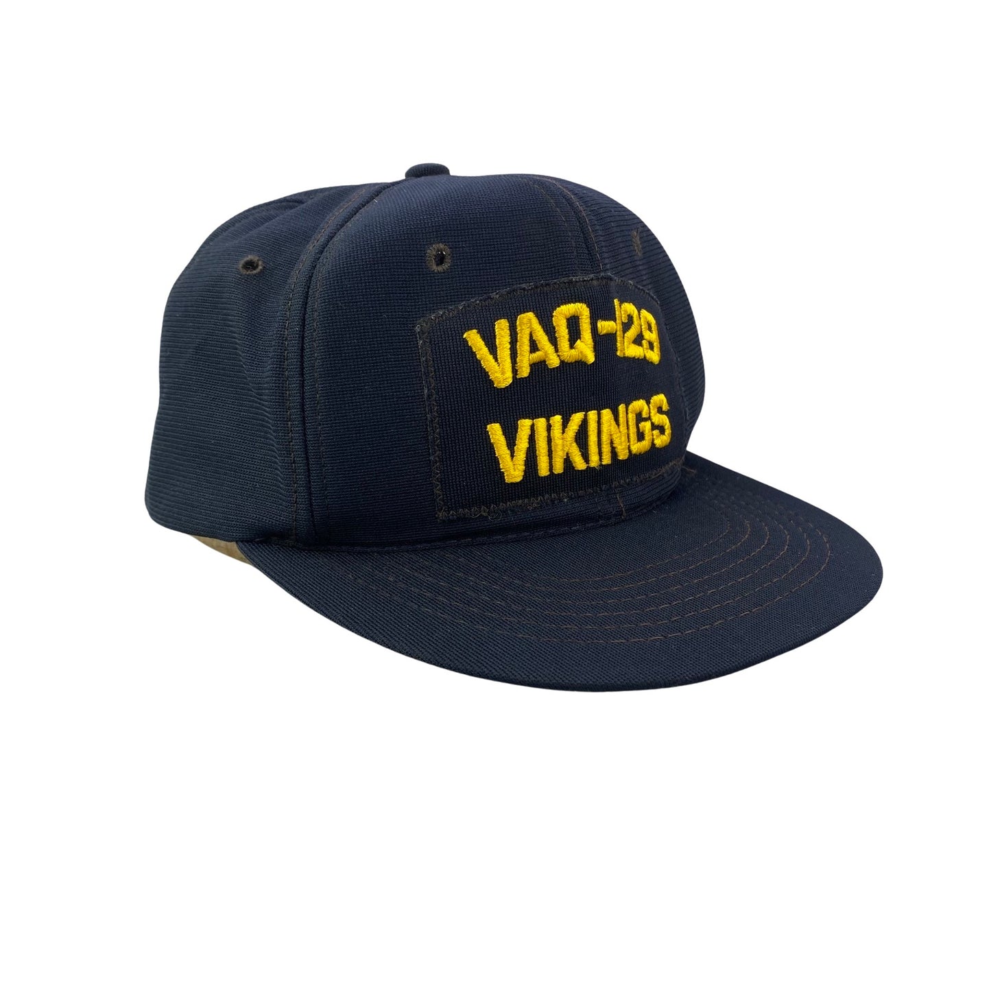 Vintage 80s 90s VAQ-129 Vikings / Electronic Attack Squadron 129 - Military Naval Navy Hat